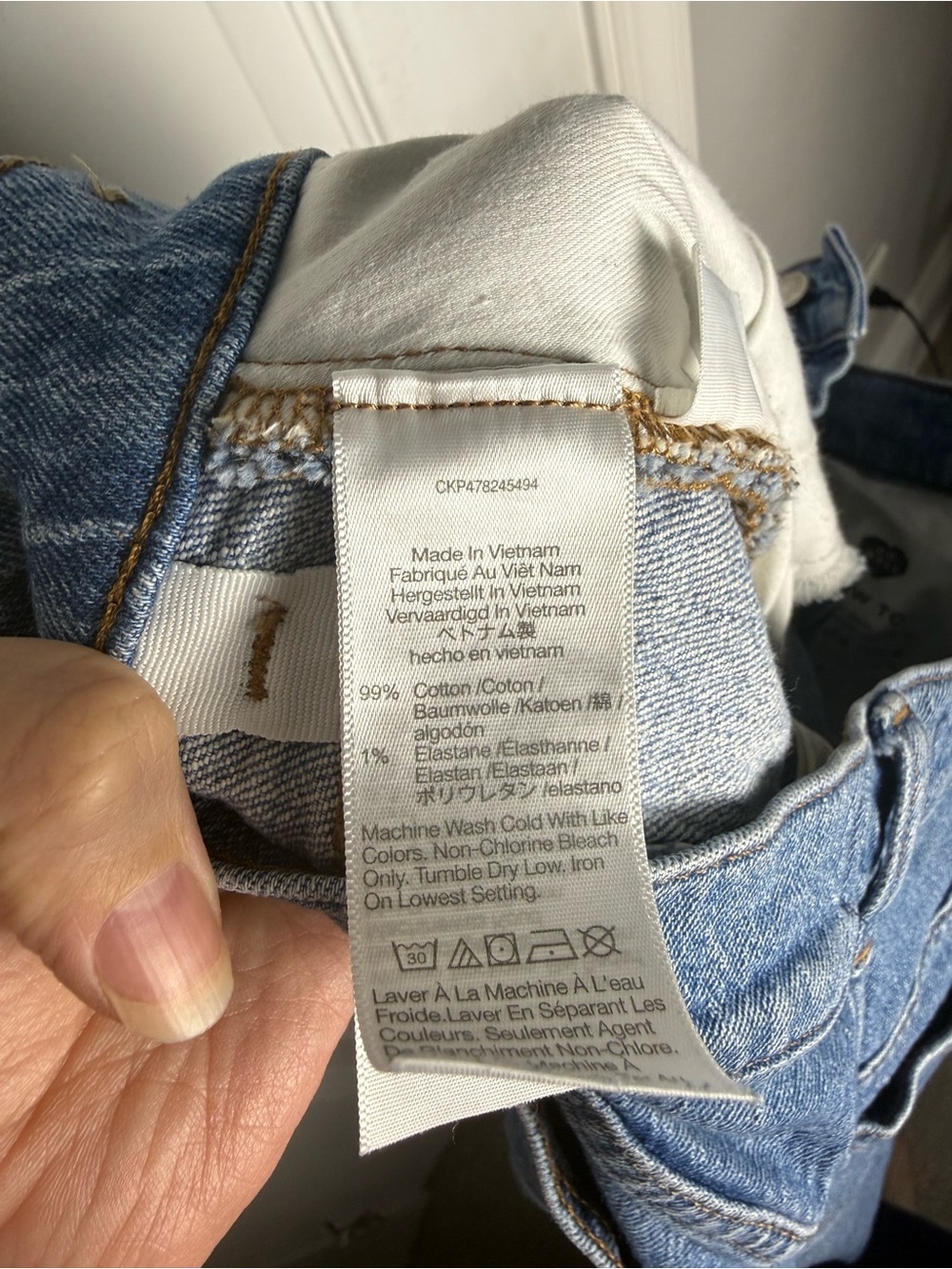 Madewell Light Blue Women's 90s Jeans - Picture 9 of 10